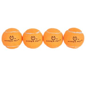 Hyper Pet Mini Orange Tennis Balls 4-Pack