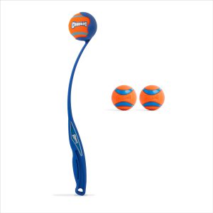 Chuckit! Sport 18M Launcher with Ultra Ball Medium 3 Pack